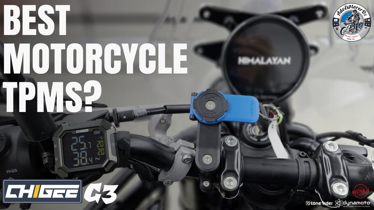 Motorcycle TPMS You NEED? CHIGEE G3 Full Install & Test!