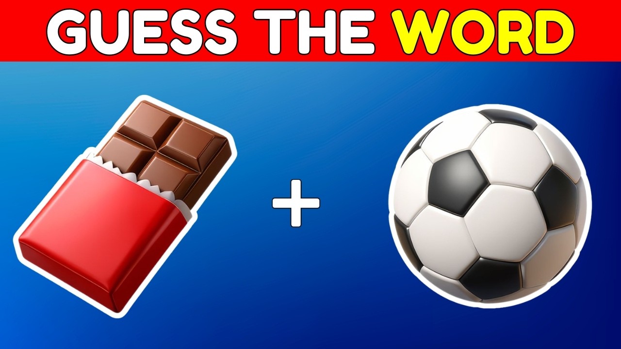 Guess the WORD by Emojis🤔🔥 | Emoji Quiz