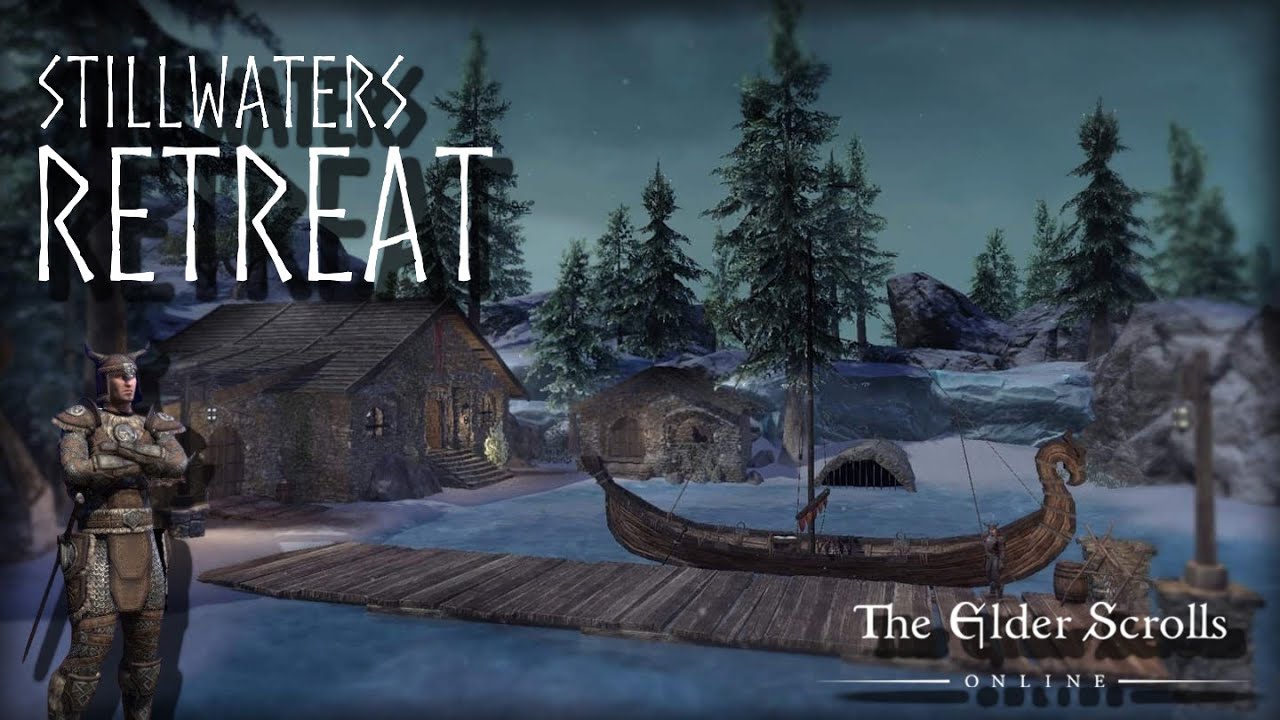 ESO Housing: Stillwaters Retreat Custom Build With NPC's (PTS, 350/700 spots)