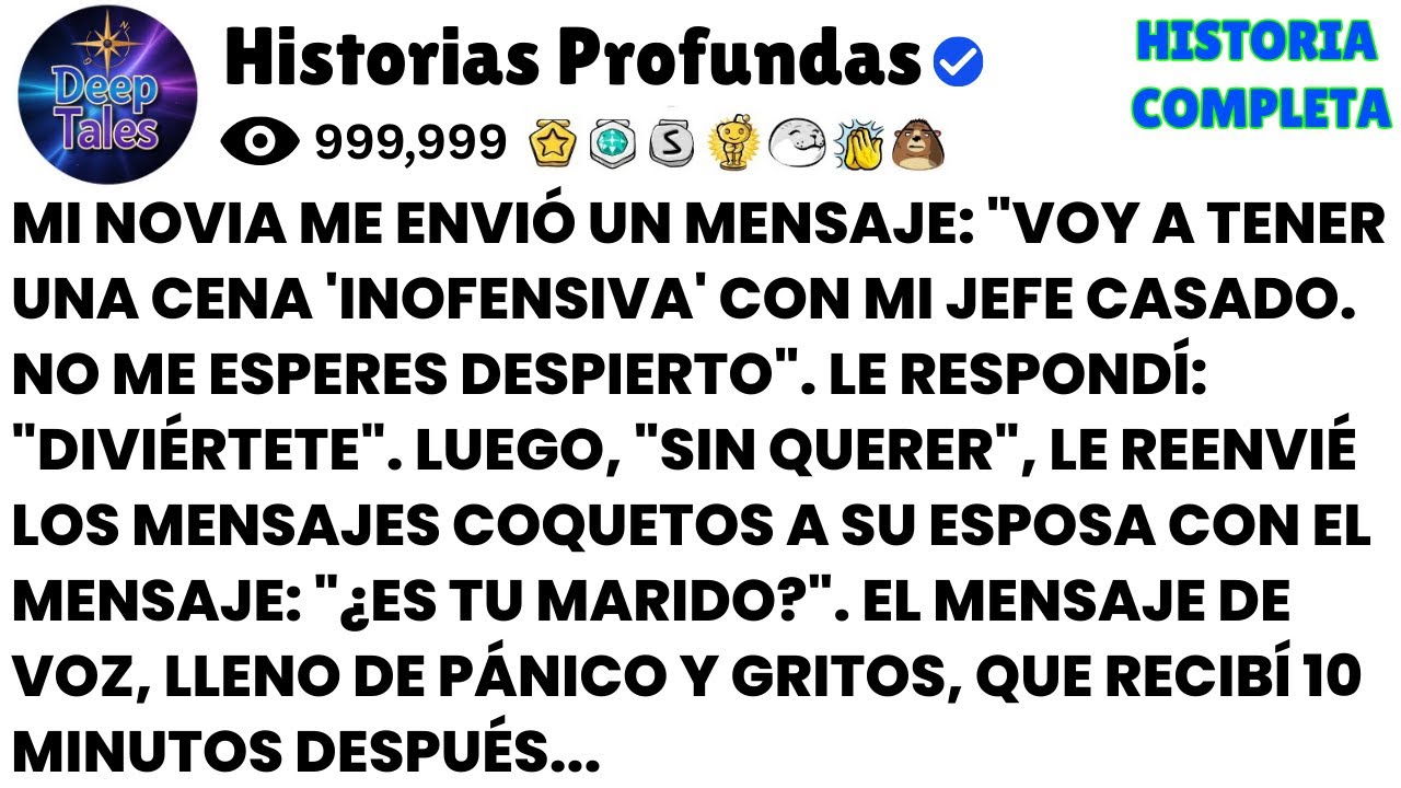 Mi novia me envió un mensaje: "Voy a tener una cena 'inofensiva' con mi jefe casado. No me...