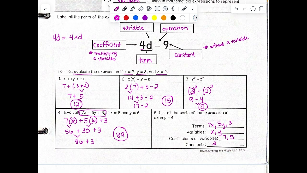 Evaluating Expressions