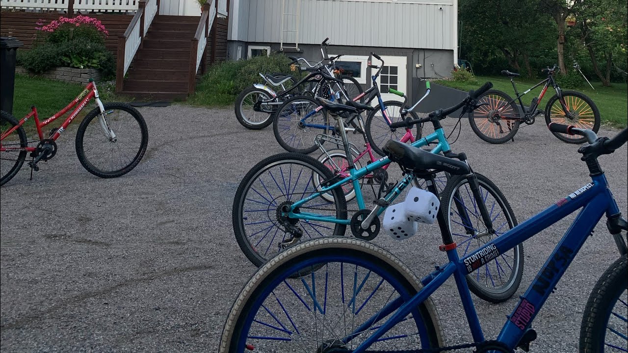 Pyörien esittely vidi + handscrape