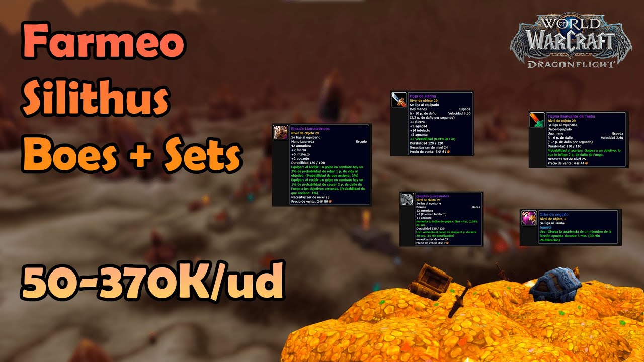 Silithus farm! | Guía de oro |  Farmeo grupal