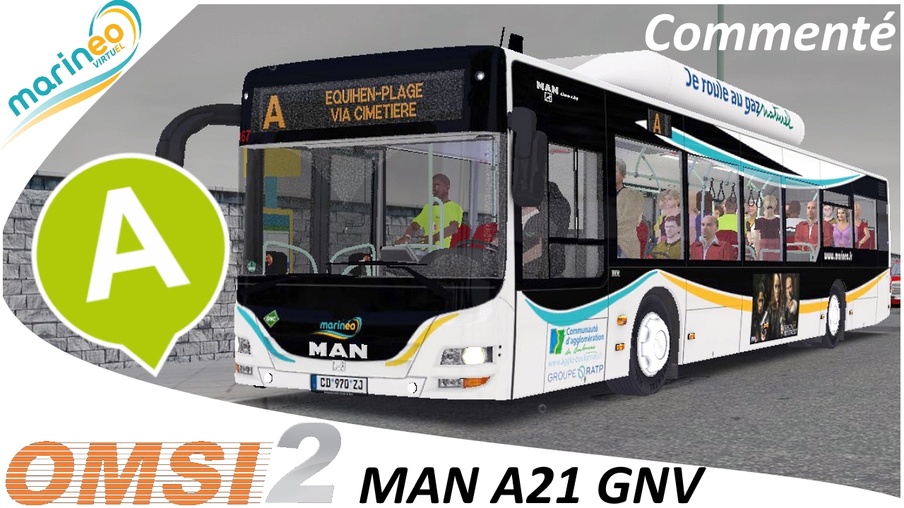 Omsi 2 - Marinéo Virtuel - Ligne A en Lion's City A21