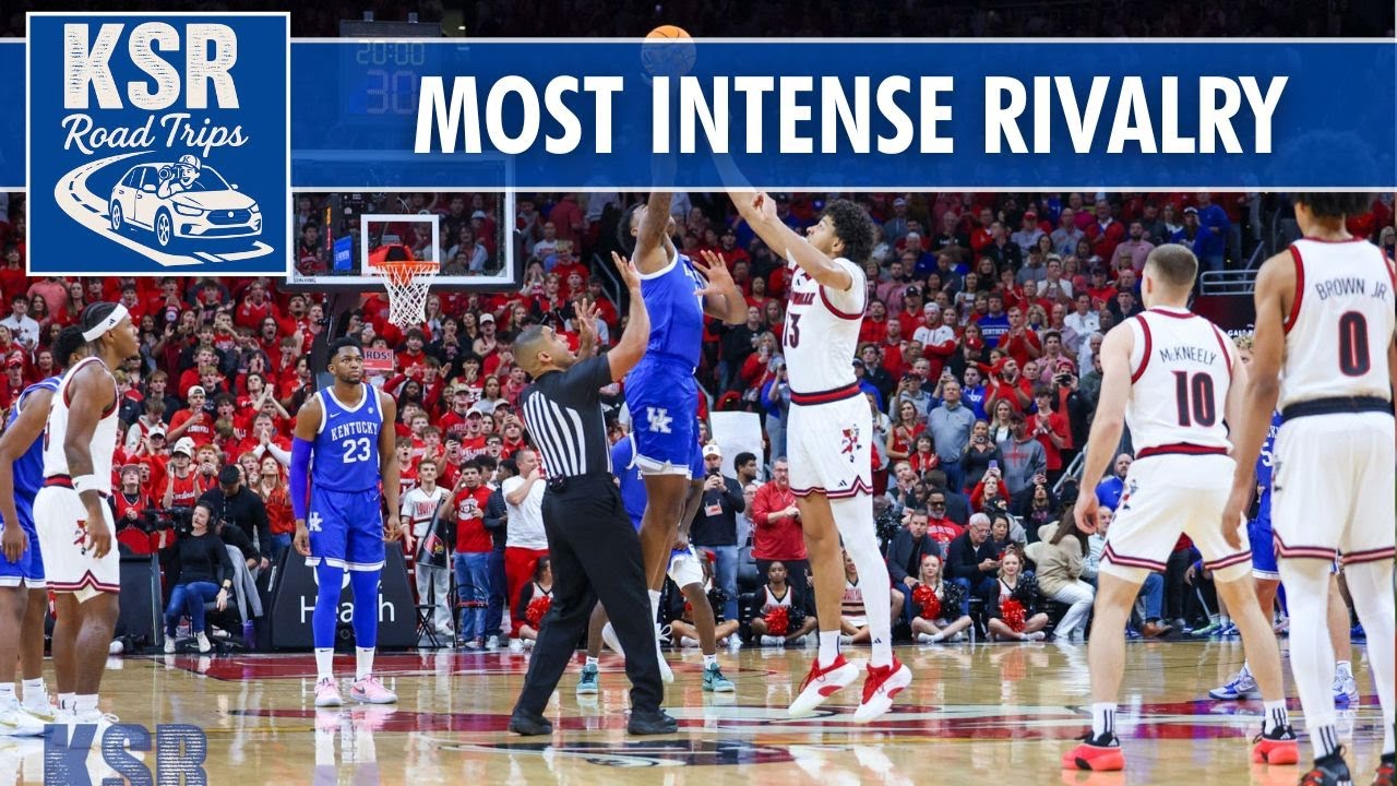 Scenes From the Most Intense Rivalry in College Basketball as Louisville Finally Beats Kentucky