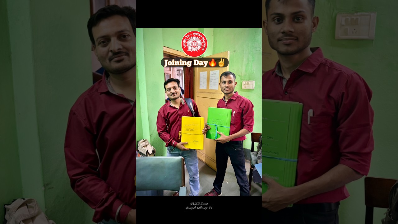 RRB Technician | My Railway journey 🔥| Indian railway 🚂🚃🚃#shorts #rrbtechnician #railway