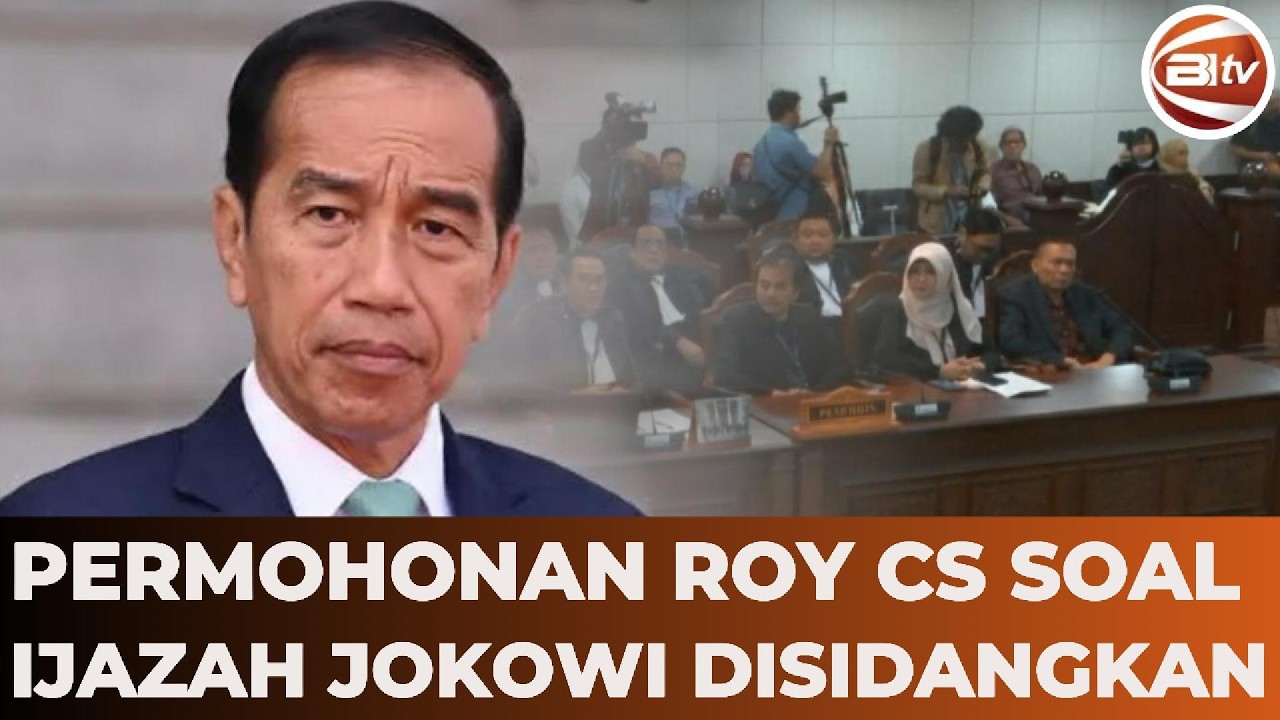[FULL] Permohonan Kubu Roy Suryo Soal Ijazah Jokowi Masuk Sidang Uji Materi di Mahkamah Konstitusi