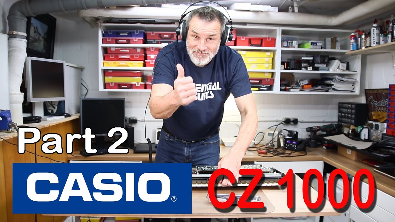 CASIO CZ 101 CZ 1000 Repair  Teil 2  -  Synth Hunter Episode 19