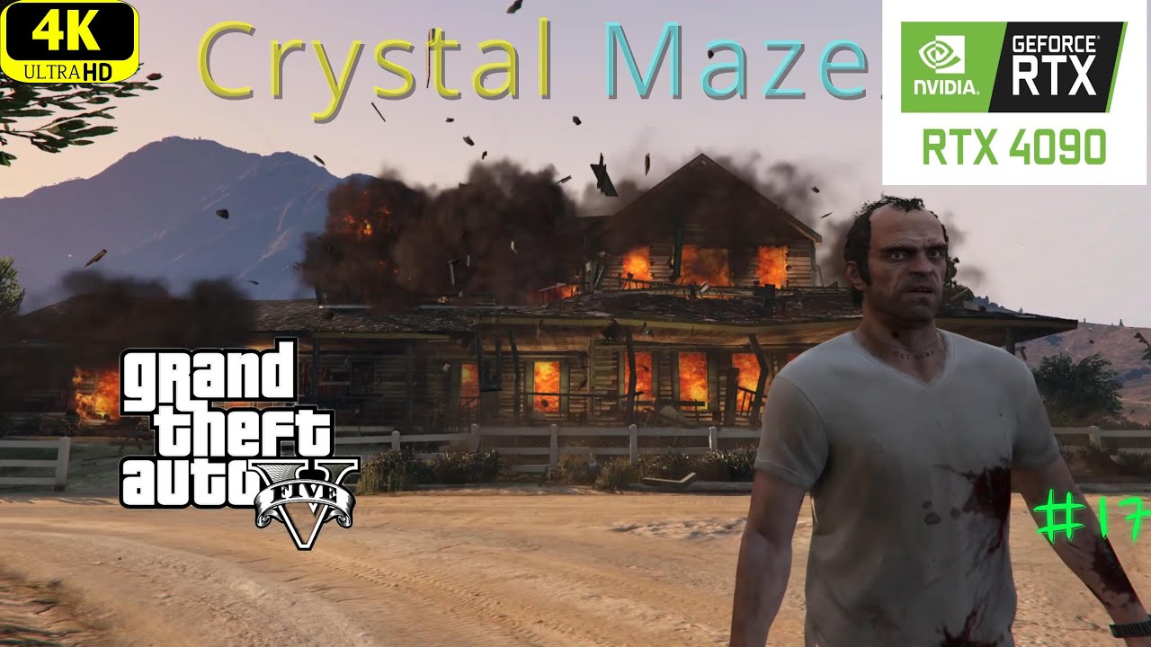 GTA 5 Gameplay Crystal Maze #17 UHD 4K