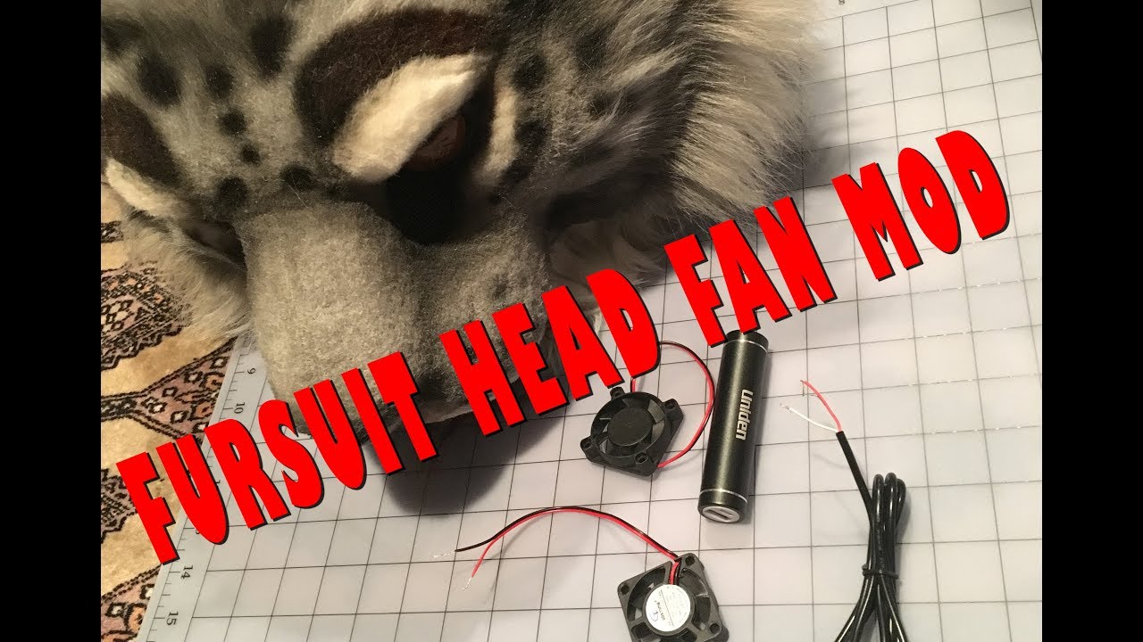 Fursuit head fan install