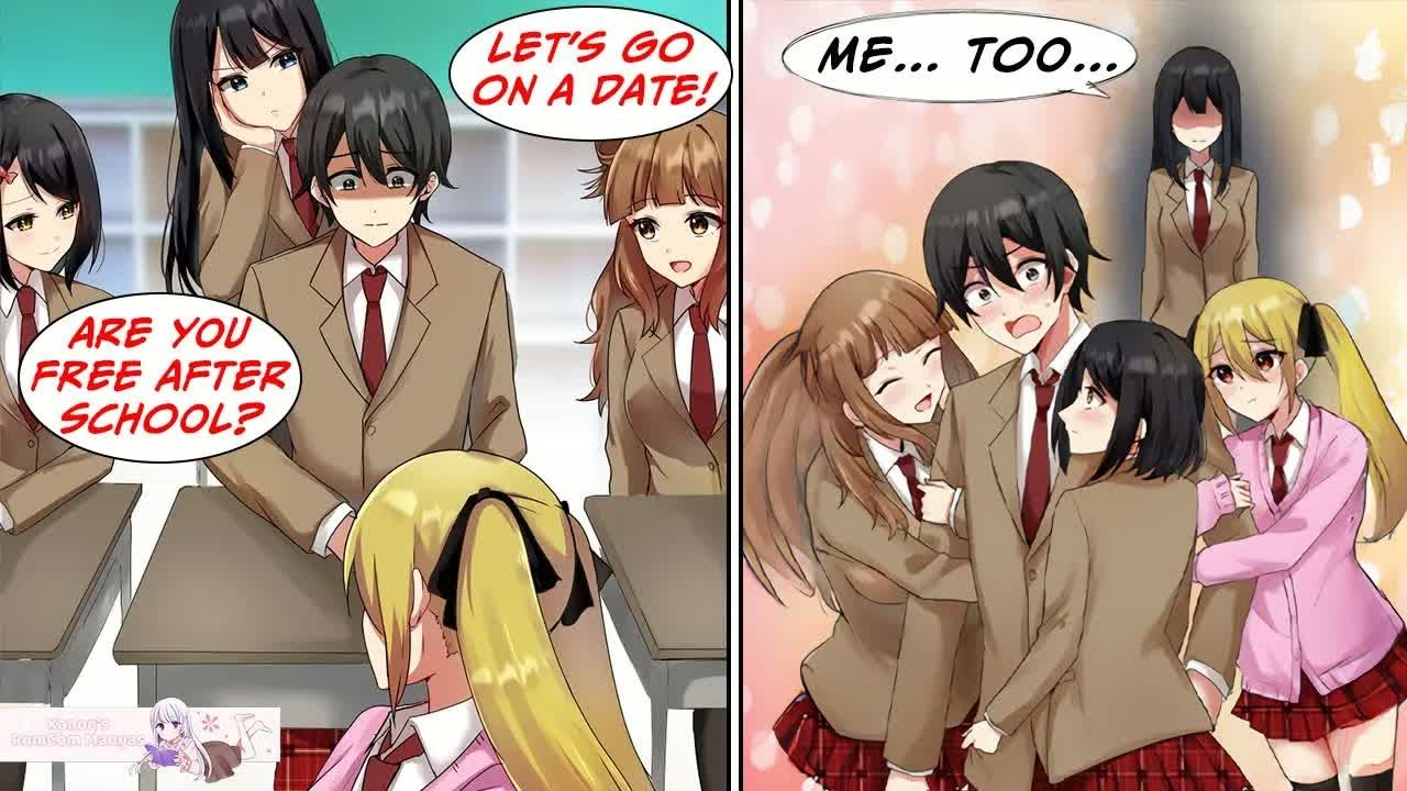 [Manga Dub] Girls challenge the nerd to video games... [RomCom]