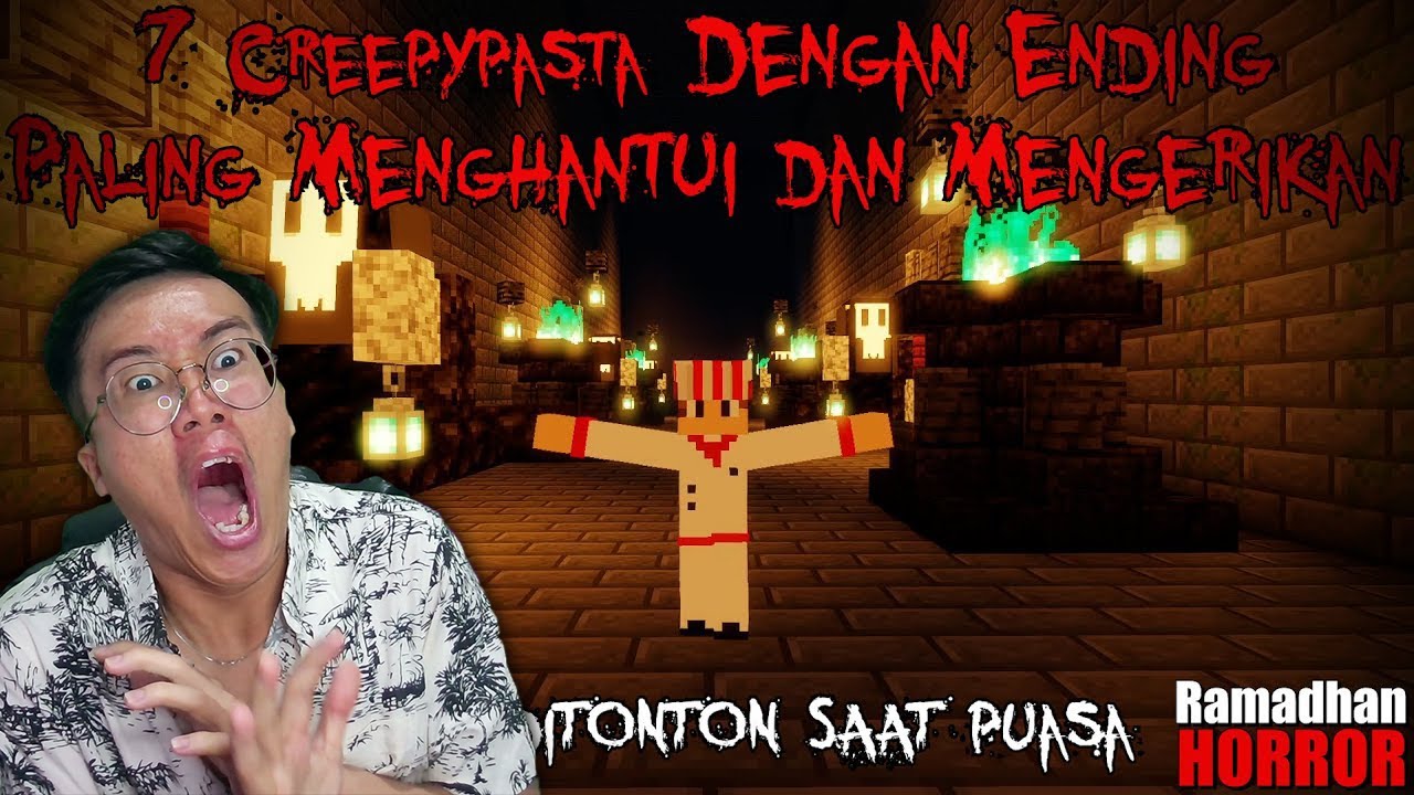 FIX INILAH 7 Creepypasta TERANEH Yang Pernah Ada Di Minecraft Pt.113 (FULL JUMPSCARE)