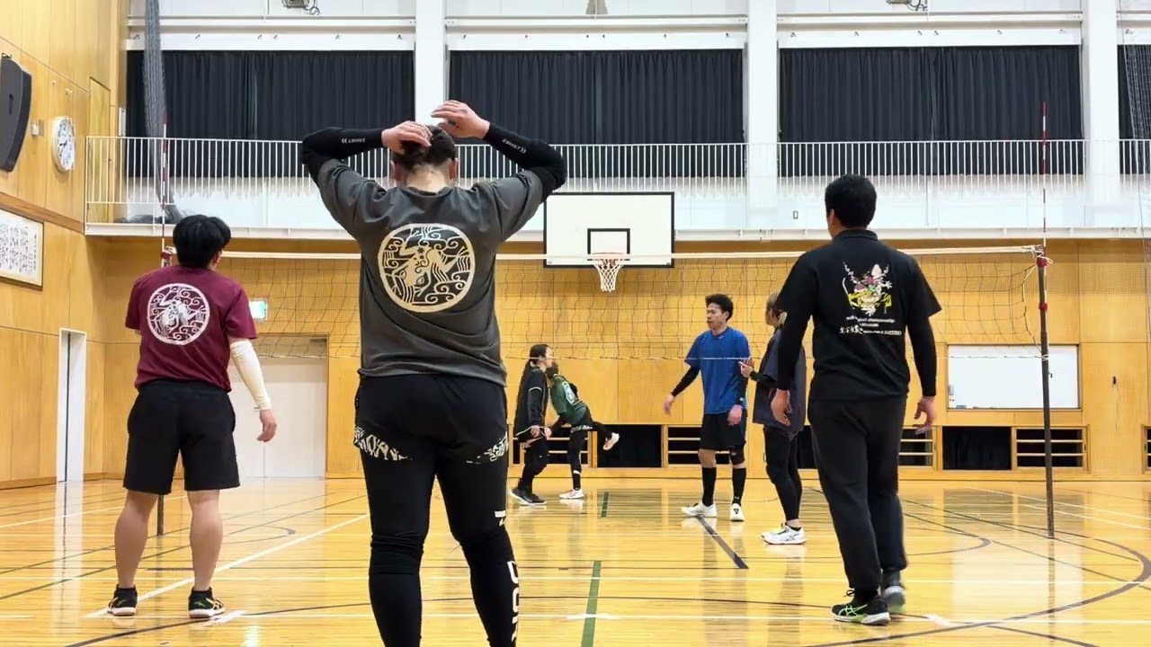 【ソフトバレー】2/2 下関練習③