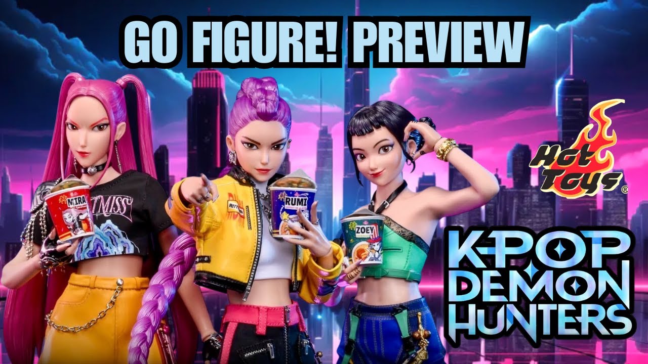 Предварительный просмотр фигурки Hot Toys K-POP Demon Hunters в масштабе 1/6.