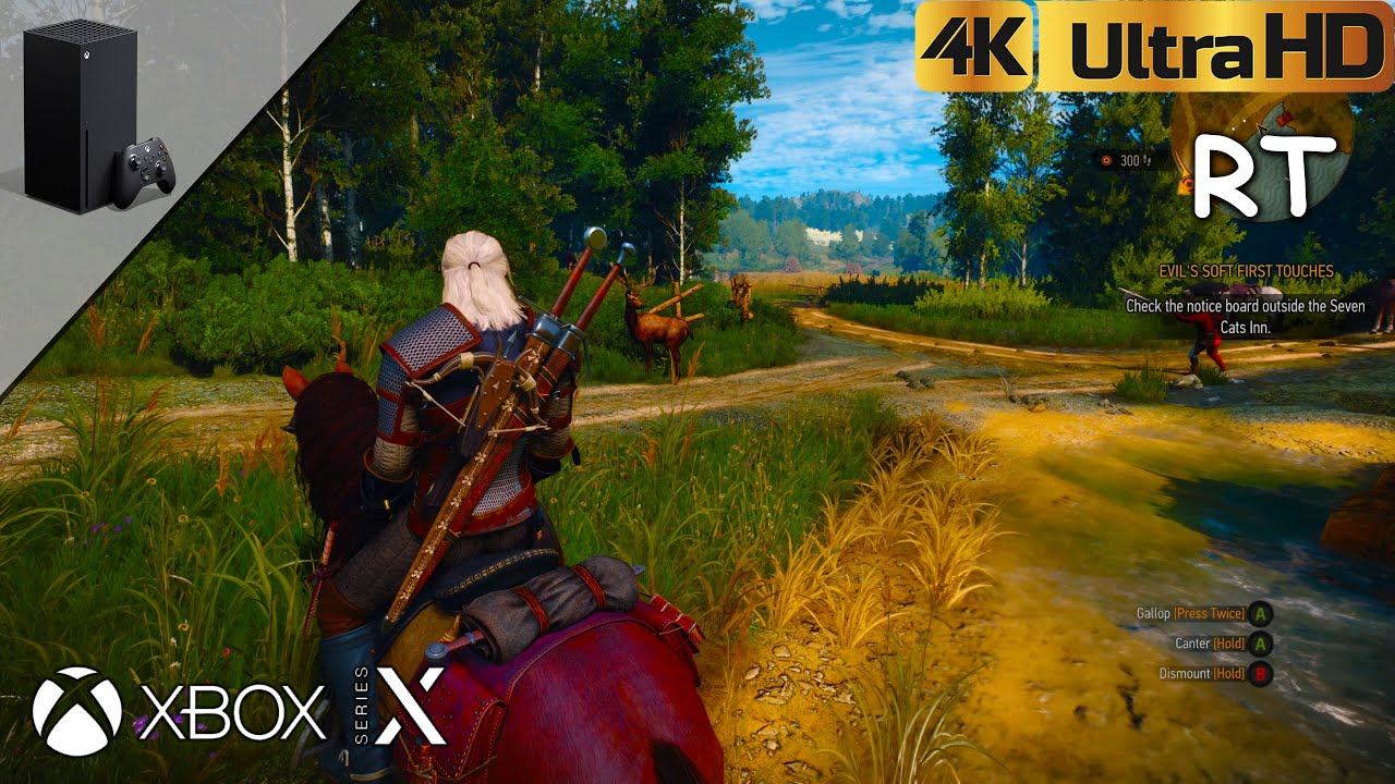 The Witcher 3: Wild Hunt Xbox Series X Gameplay (4K 60FPS)