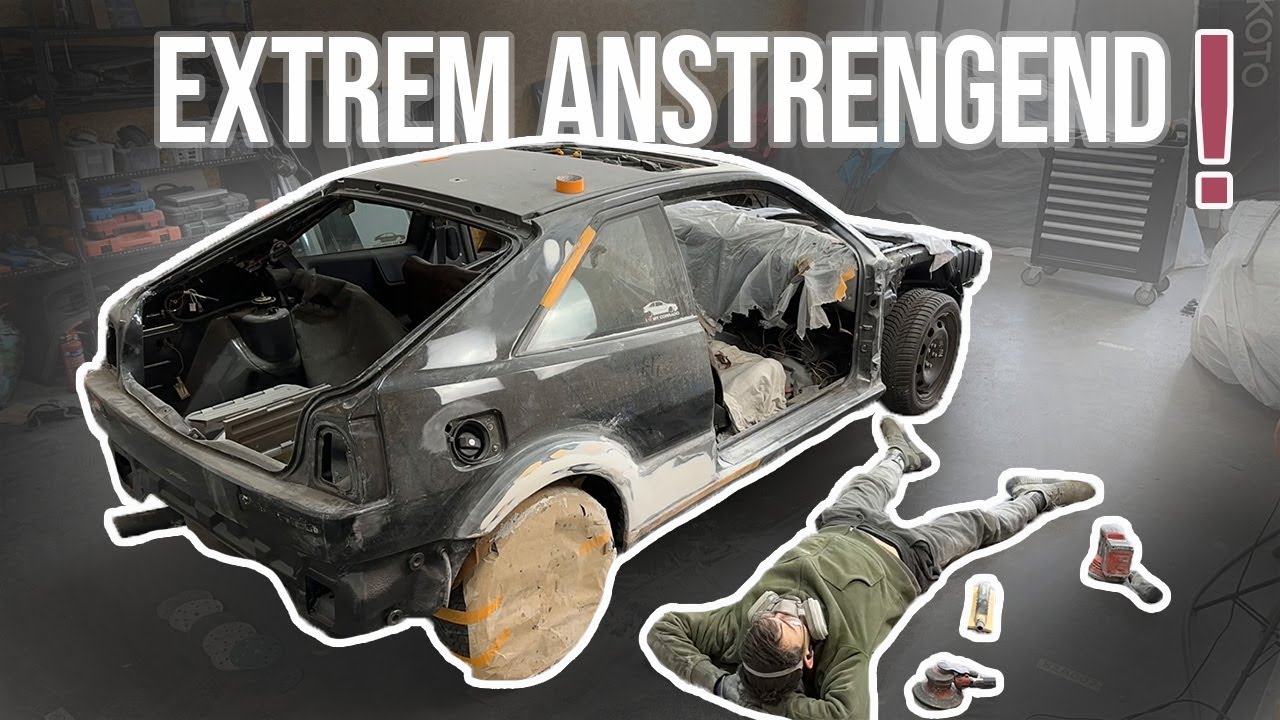 Auto selbst lackieren? Günstig! Aber viel Arbeit! | VW Corrado G60 Projekt | Folge 16