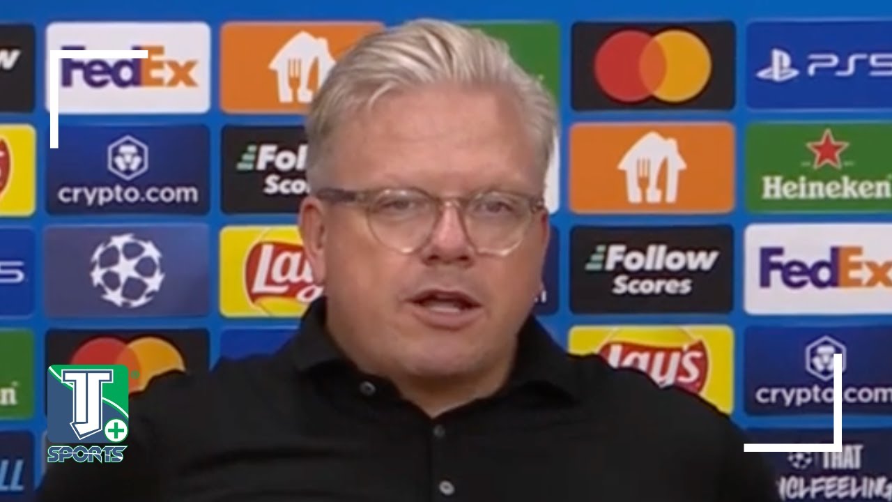 Lars Friis HAPPINESS as Sparta Praha QUALIFIES to the UEFA Champions League after a WIN vs Malmo