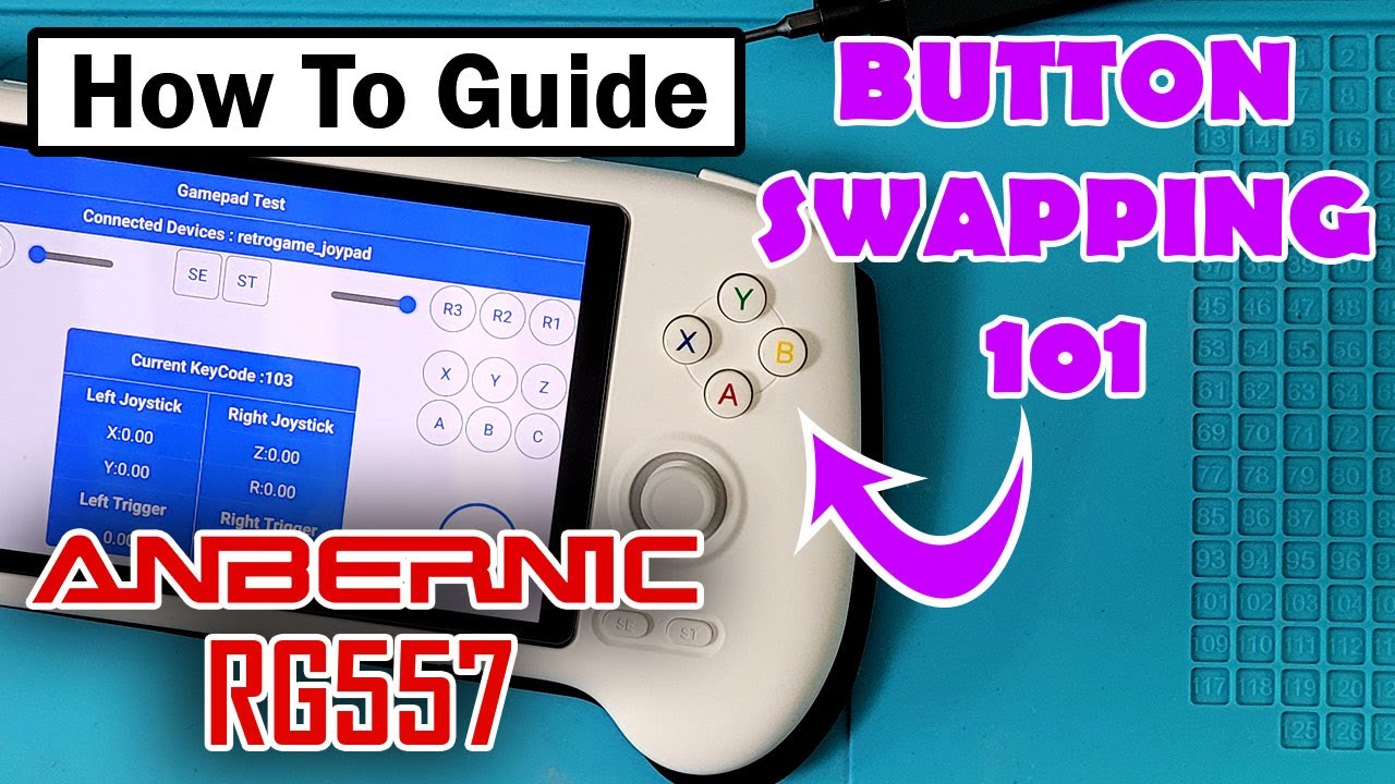Anbernic RG557 Button Swap Tear Down Guide