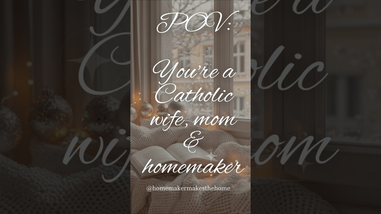 Catholic wife, mom and homemaker life! 