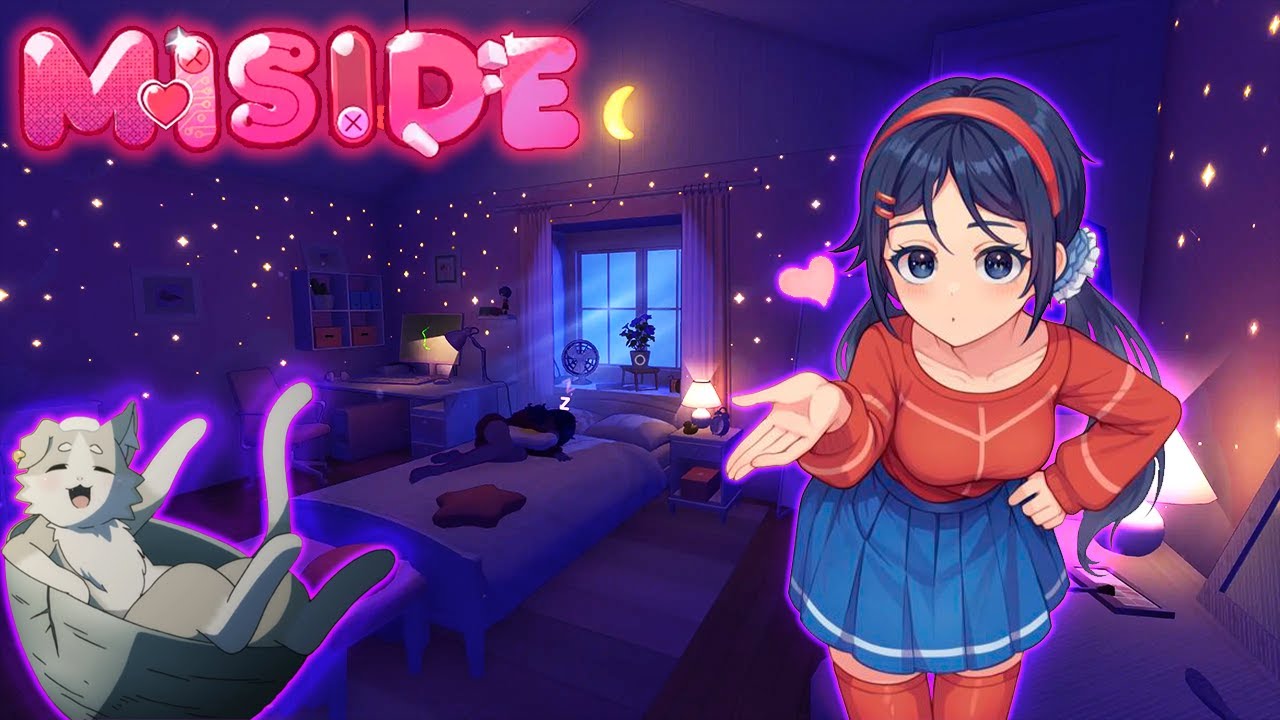 Пак учится общаться с девушками в Miside