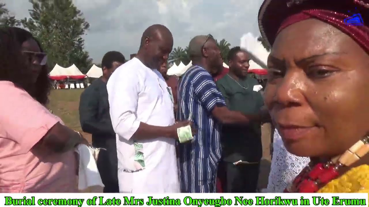 The funeral of Late Mrs Justina Onyeugbo in Ute Erumu 1(IETV)