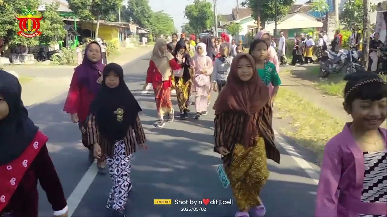 Kirab Drumband SDN Mojosari 01 - Hardiknas 2025