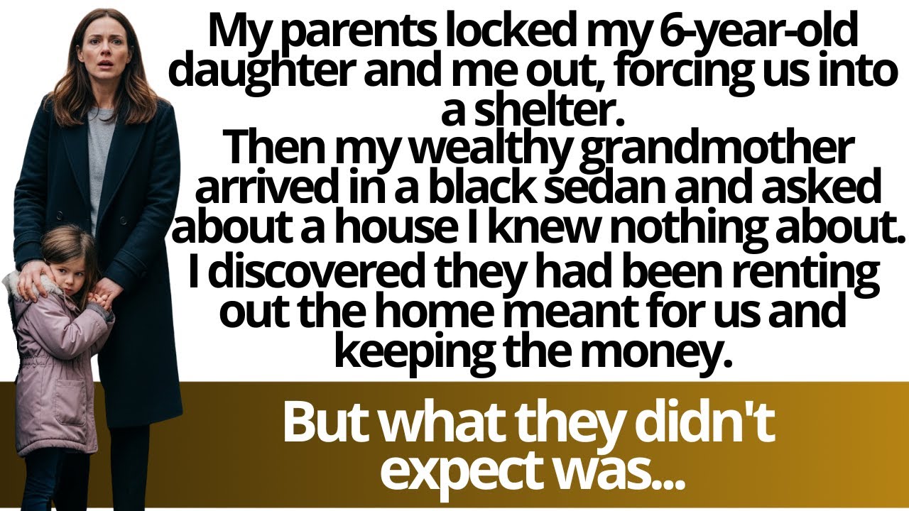 My 6-Year-Old And I Were In A Shelter When A Black Sedan Pulled Up… DR125