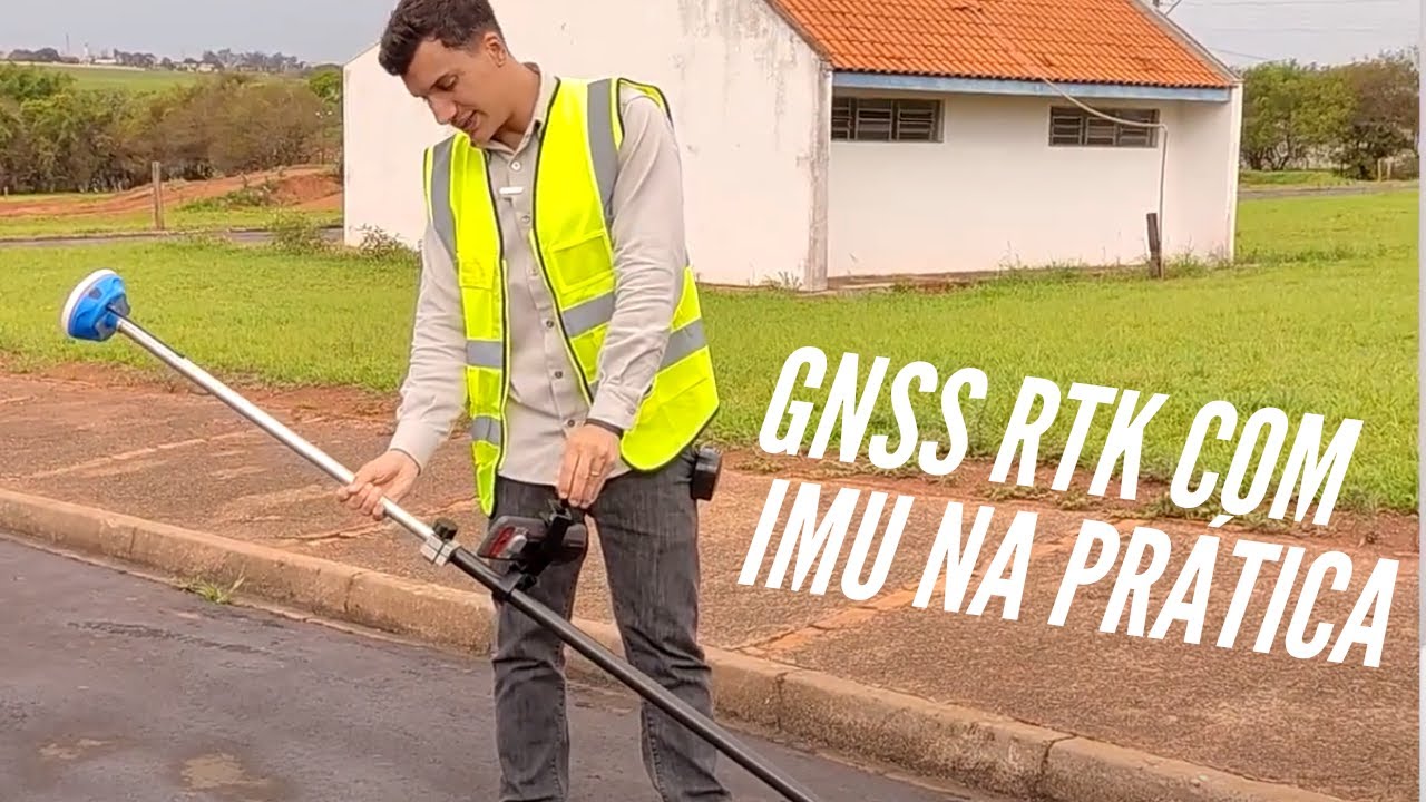 Demonstração em campo do GNSS RTK S6 ComNav com IMU de 60º