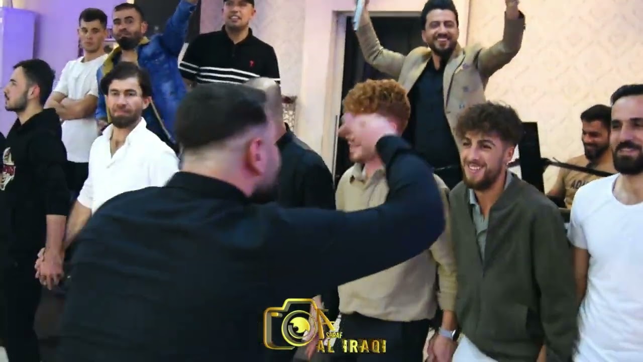 مو عرس ضيم شاهد الحماس بحضور الفنانين نجم جاويش وساطع علوالي حفلة زفاف عمر ال حوشي