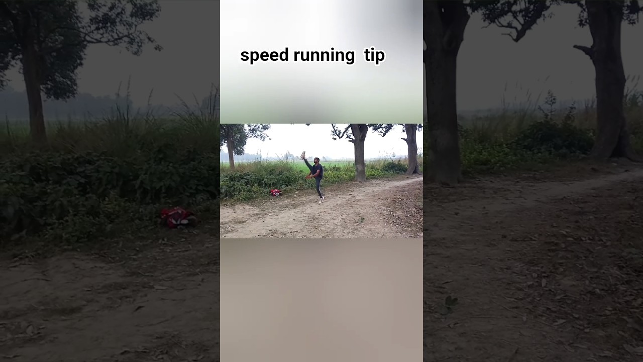 speed running exercise 
