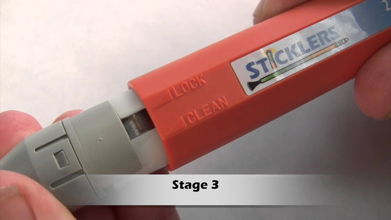 Sticklers CleanClicker 1.25mm & 2.5mm Use Instructions