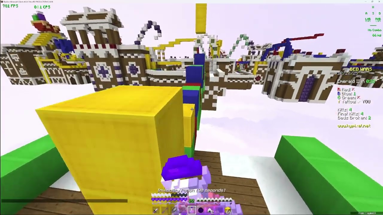 Chilling Chill More Hypixel Bedwars Solo que 4v4v4v4