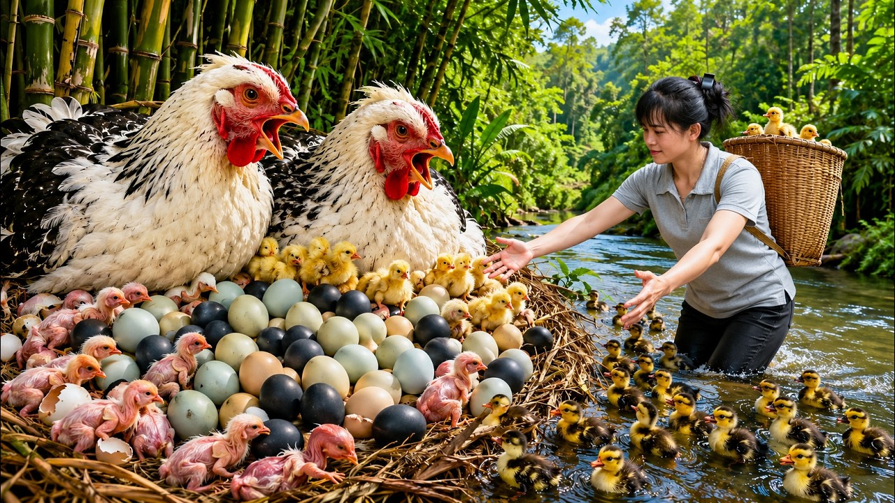 [TIMELAPSE] -- 236 Days Harvesting Newly Hatched Ducklings, Duck Eggs Market Sold Out Fast
