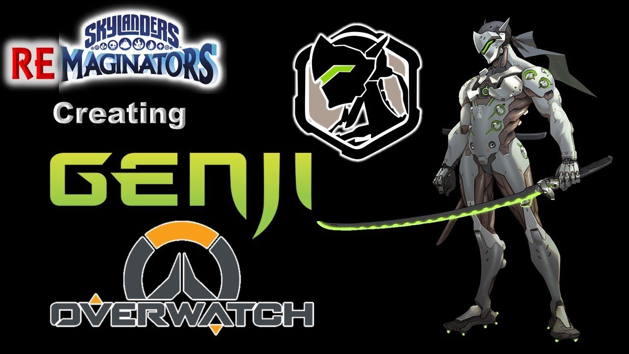 Brylander Creates... GENJI - from OVERWATCH in Skylanders Imaginators!