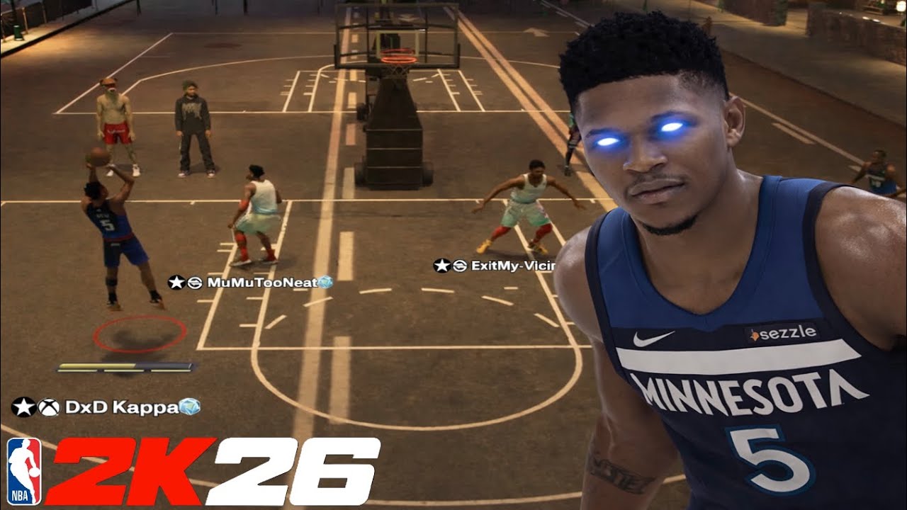NBA 2k26 MyTeam Triple Threat Park | Galaxy Opal Anthony Edwards Has Him Lost!