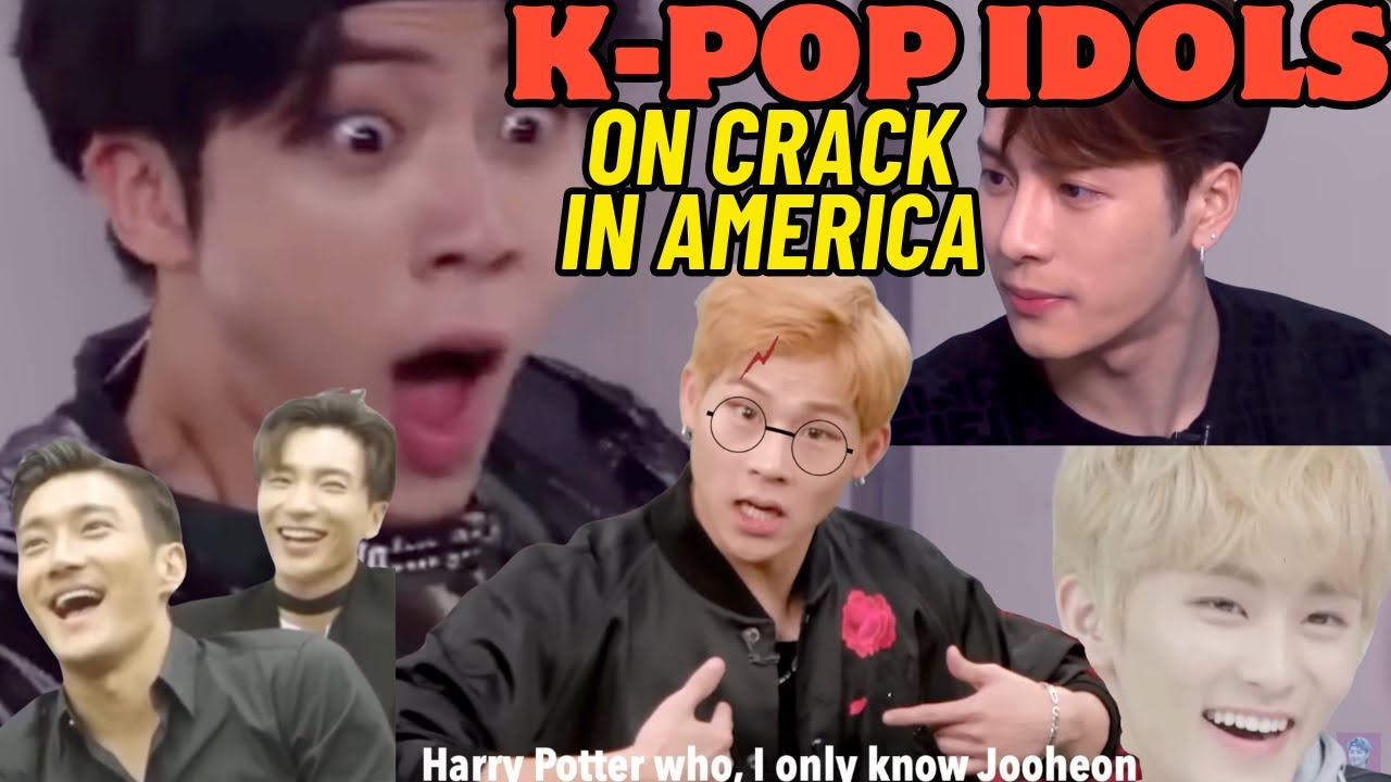 KPOP IDOLS ON CRACK IN AMERICA REACTION