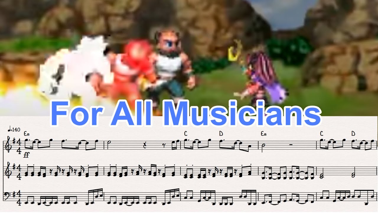 Jenna's Battle Theme (from Golden Sun) - Sheet Music