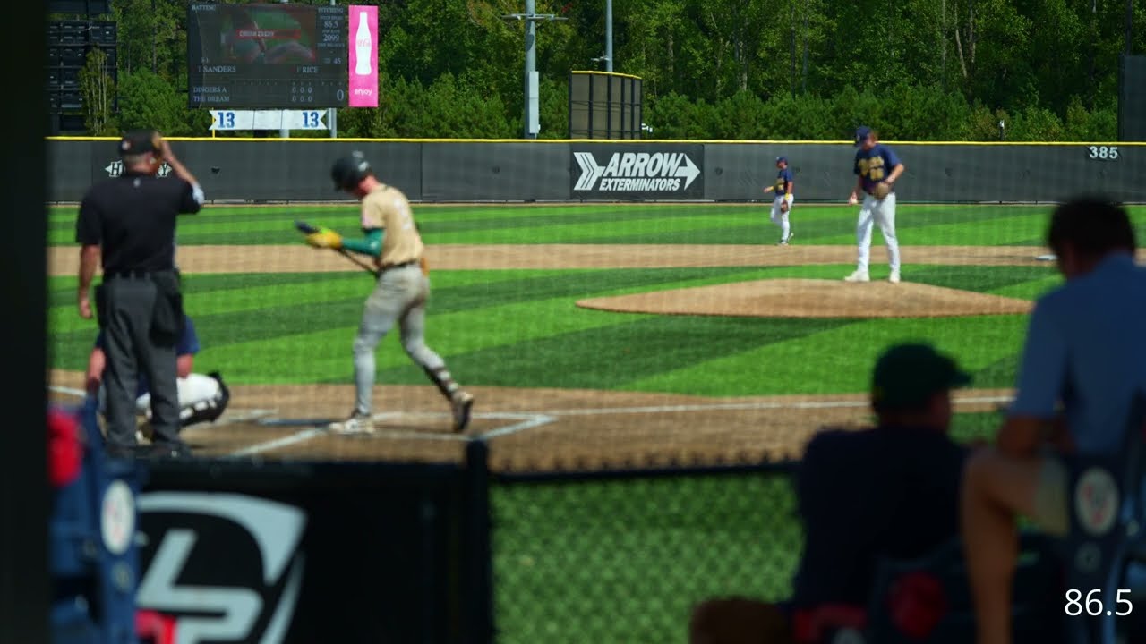 Jake Pitching For Andrew College - First Time Pitching In College