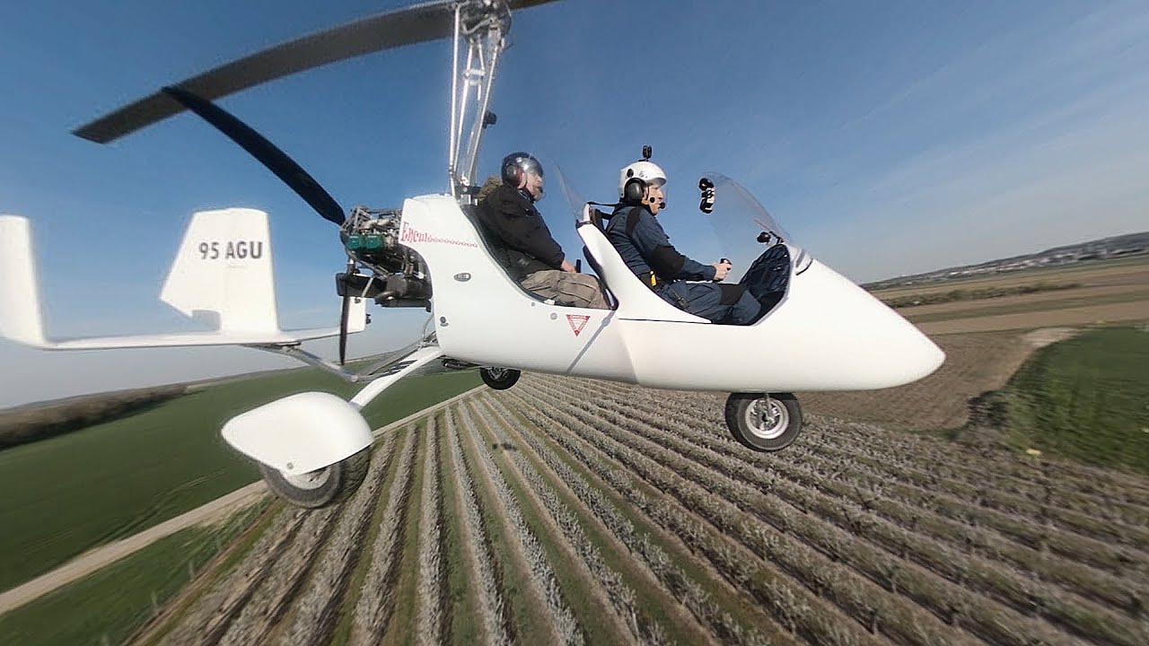 Je vole en ULM autogire MTO SPORT - LOW FUEL HELICOPTER LIFE
