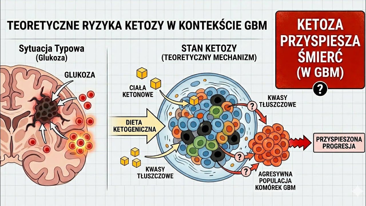 Rak 🤯 m&oacute;zgu, ketoza zabija ⏳ szybciej