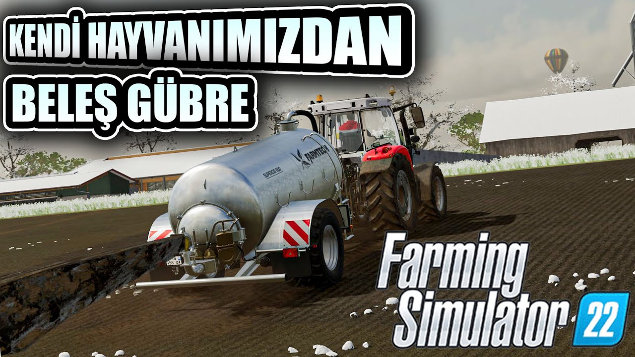 TARLAYA HAYVAN GÜBRESİ SERİYORUZ // FARMING SIMULATOR 2022