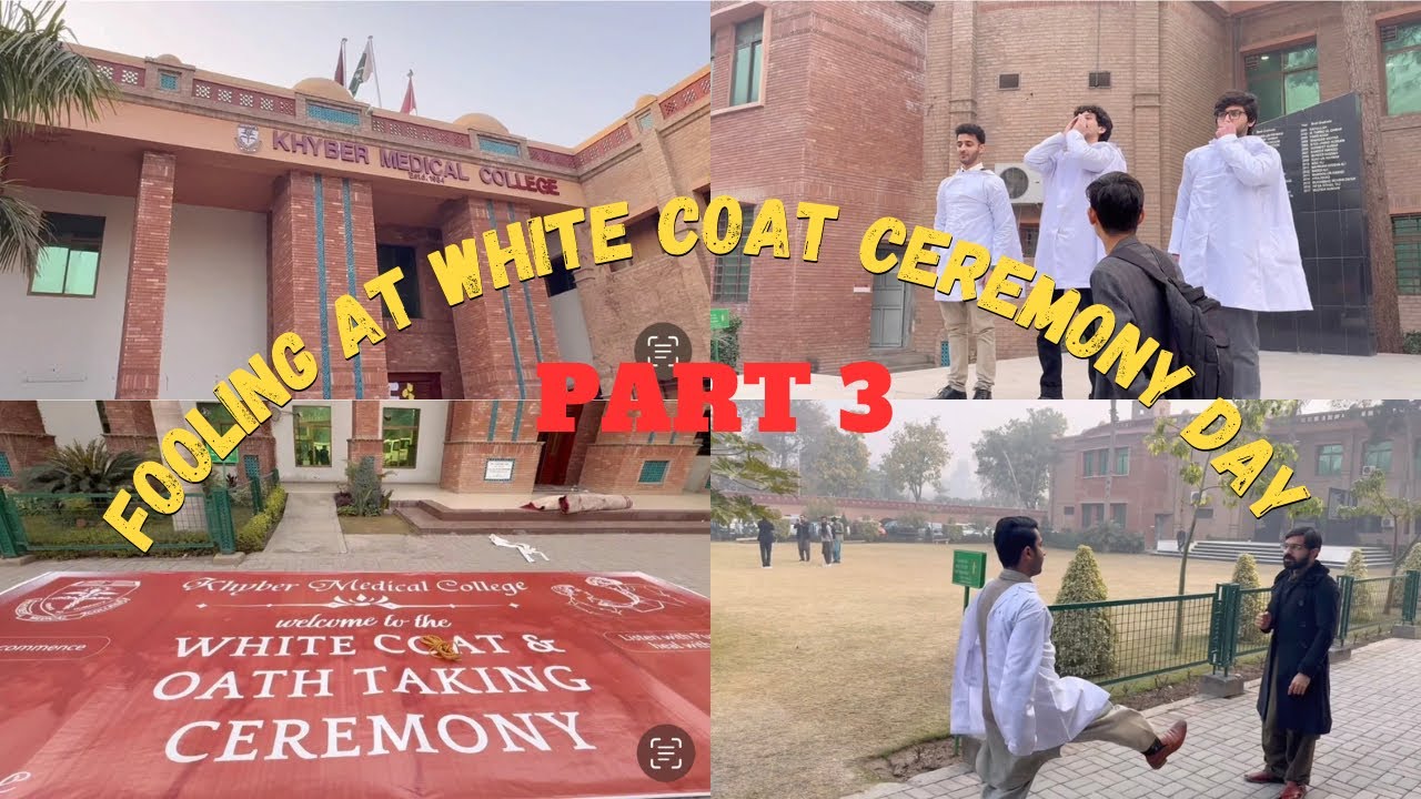 FOOLING AT WHITE COAT CEREMONY DAY || PART 3 || KHYBER MEDICAL COLLEGE || 101st VLOG 🔱