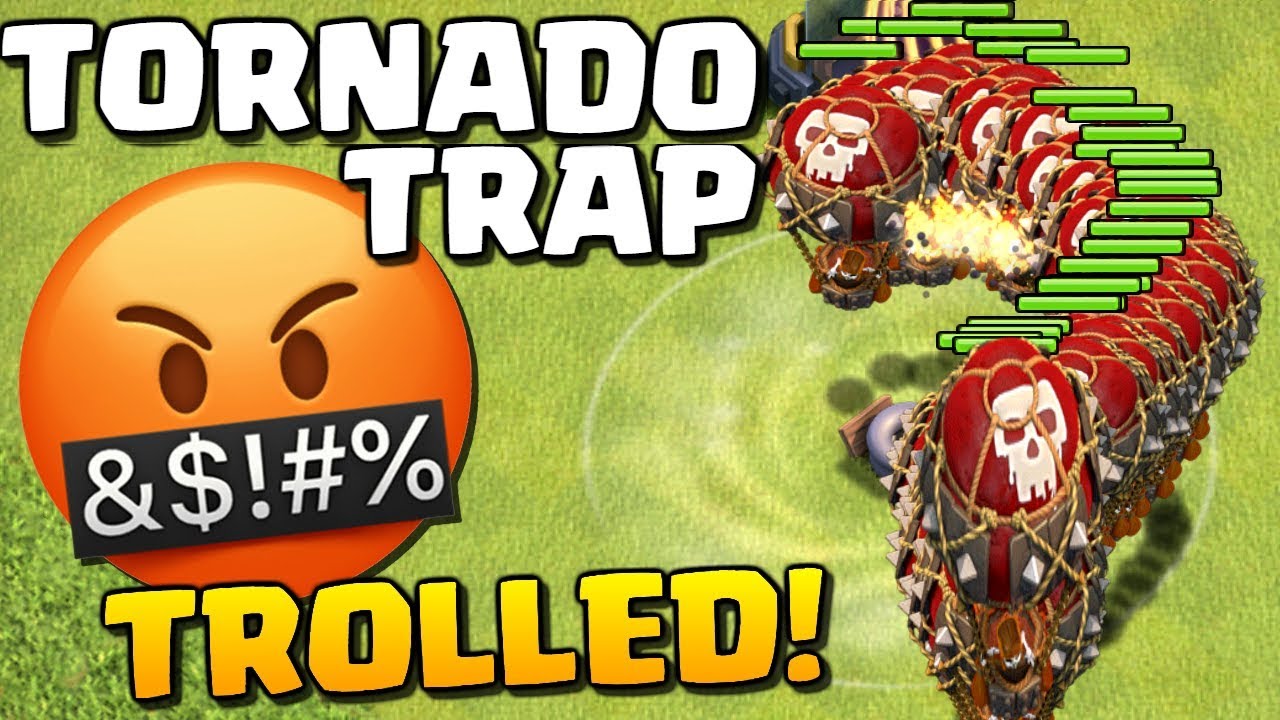 TORNADO TRAP TROLLED!!! Clan War Leagues Attacks *Clash of Clans*