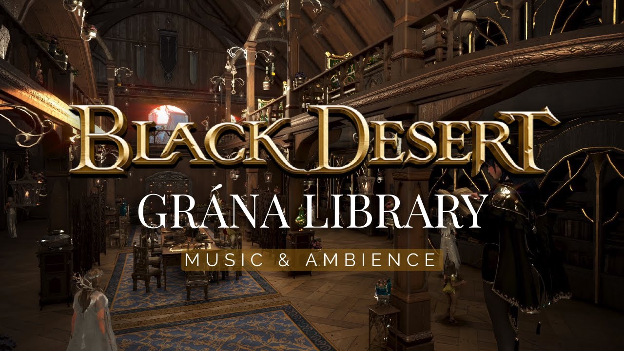 3 Hours of BDO Music & Ambience | Grana Library | Relax, Study, Sleep, Focus