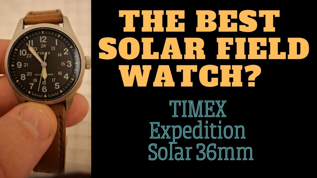 The BEST solar field watch? TIMEX Expedition Solar 36mm. Honest review after 6 months of use.