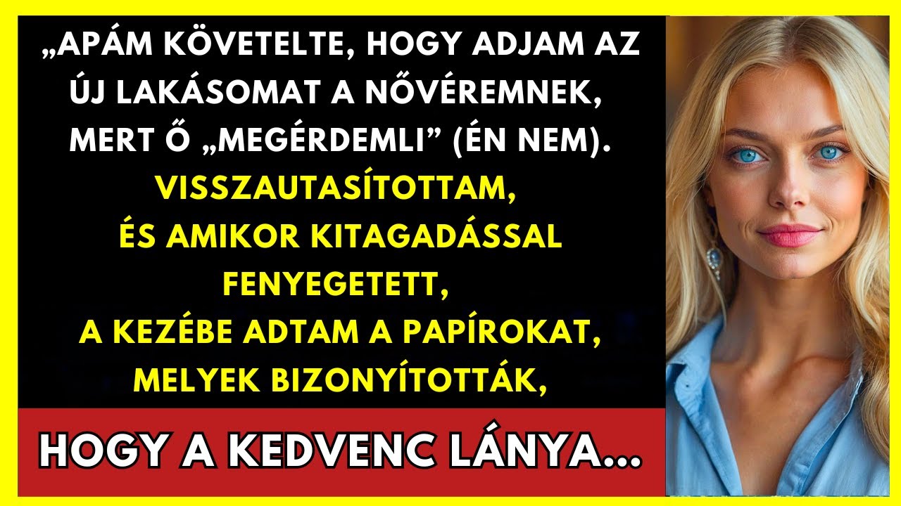 Apám Követelte, Hogy Az Új Lakásomat A Nővéremnek Adjam, „Aki Megérdemli”. Visszautasítottam, És Ő…