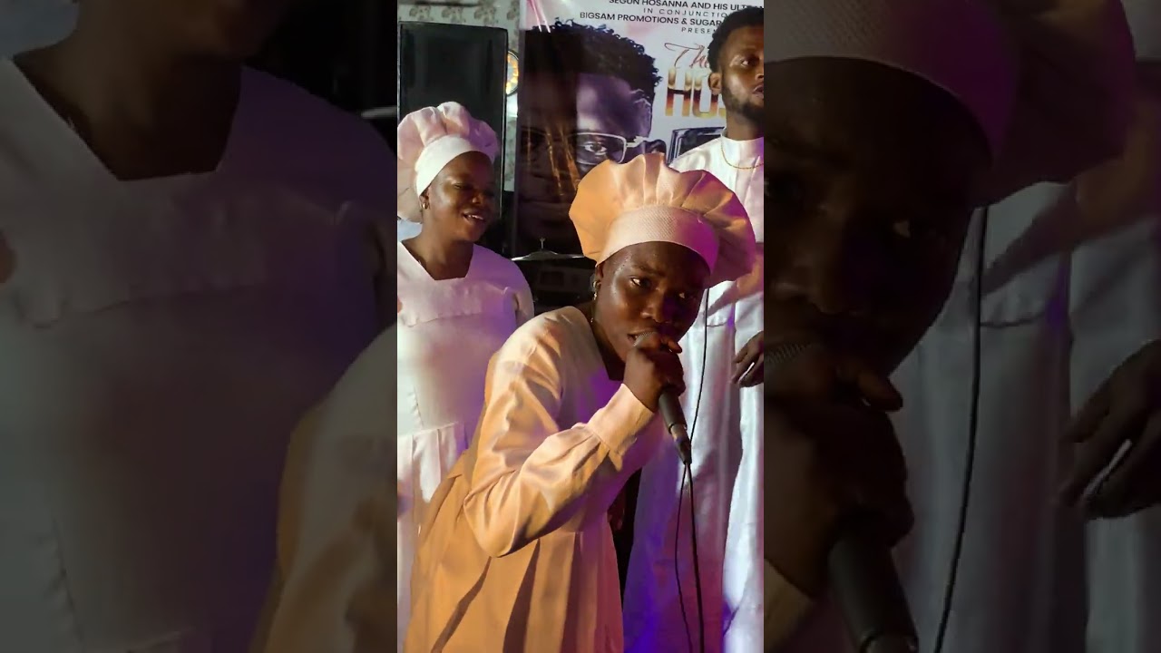 Feranmi golden angel live at THE CHORUS OF HOSANNA hosted by Segun hosanna 🔥🔥💃💃