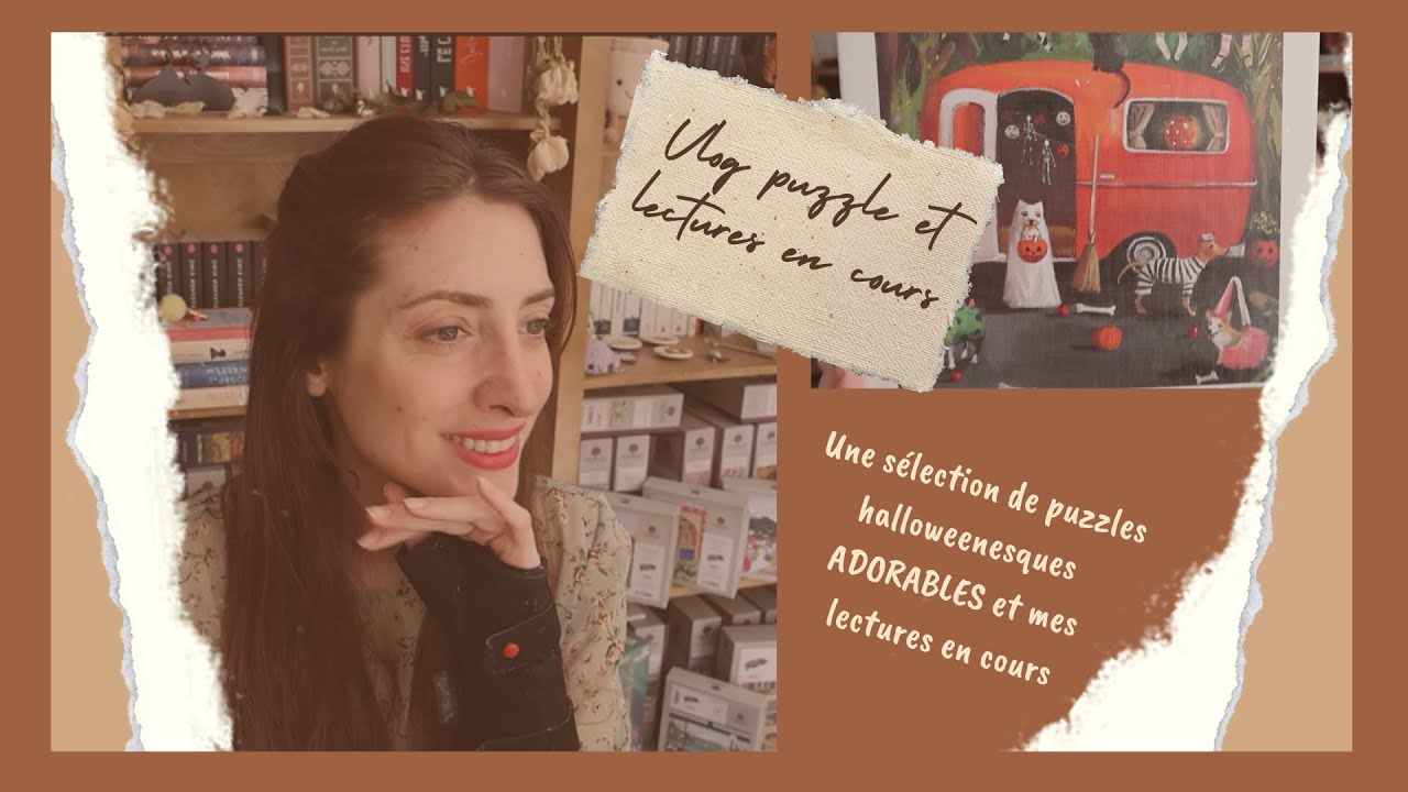 🧩 VLOG : une sélection de puzzles pour Halloween et mes lectures en cours 🧩