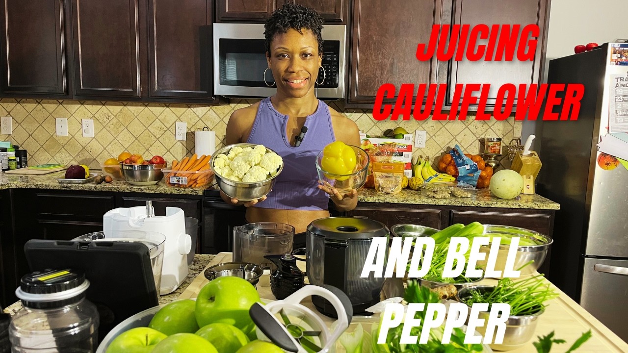 Juicing Cauliflower and Bell Pepper Fit with Cia is live!