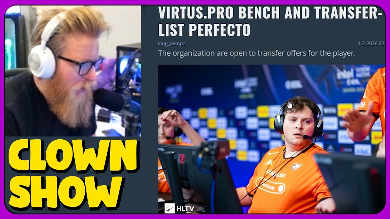 fl0m Reacts to Virtus Pro bench Perfecto
